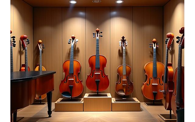 멜로디 마인드의 다양한 서양 및 전통 국악기 컬렉션