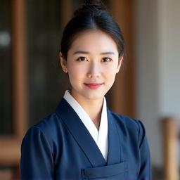 단아한 모습으로 가야금을 옆에 둔 강사 이은영 선생님