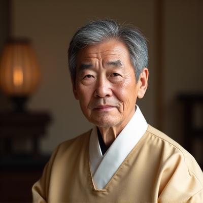 가야금 명인 김민준 선생님의 진중한 초상화